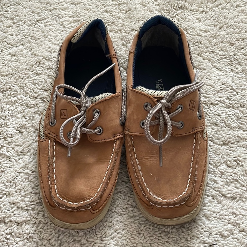 Sperry Laced Topsiders, Boys 2.5